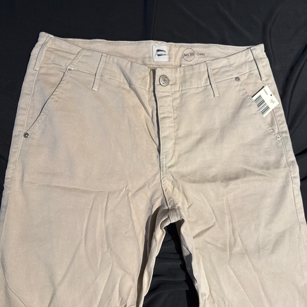 New Marciano No 39 Chino Cropped Skinny Khaki Pants 10 30
